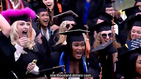 UMass Boston graduates surprised with $1,000 gifts at commencement